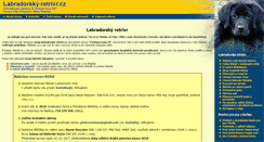 Desktop Screenshot of labradorsky-retrivr.cz